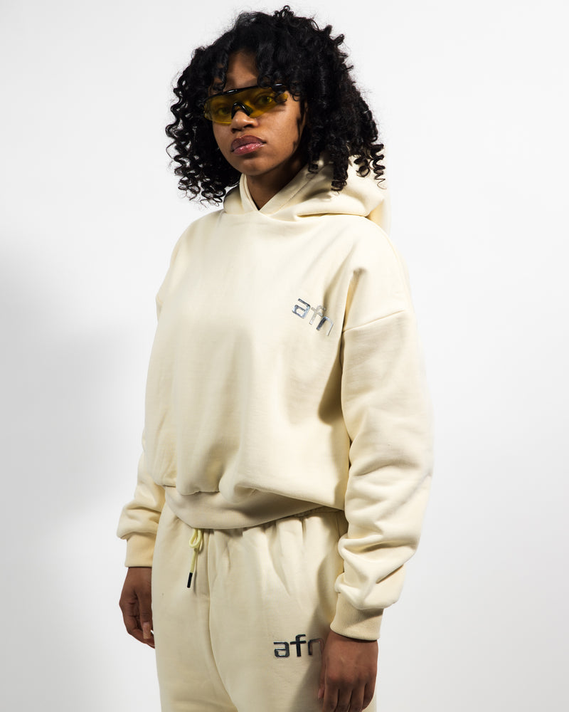 AFN Core Heavyweight Hoodie – Cream