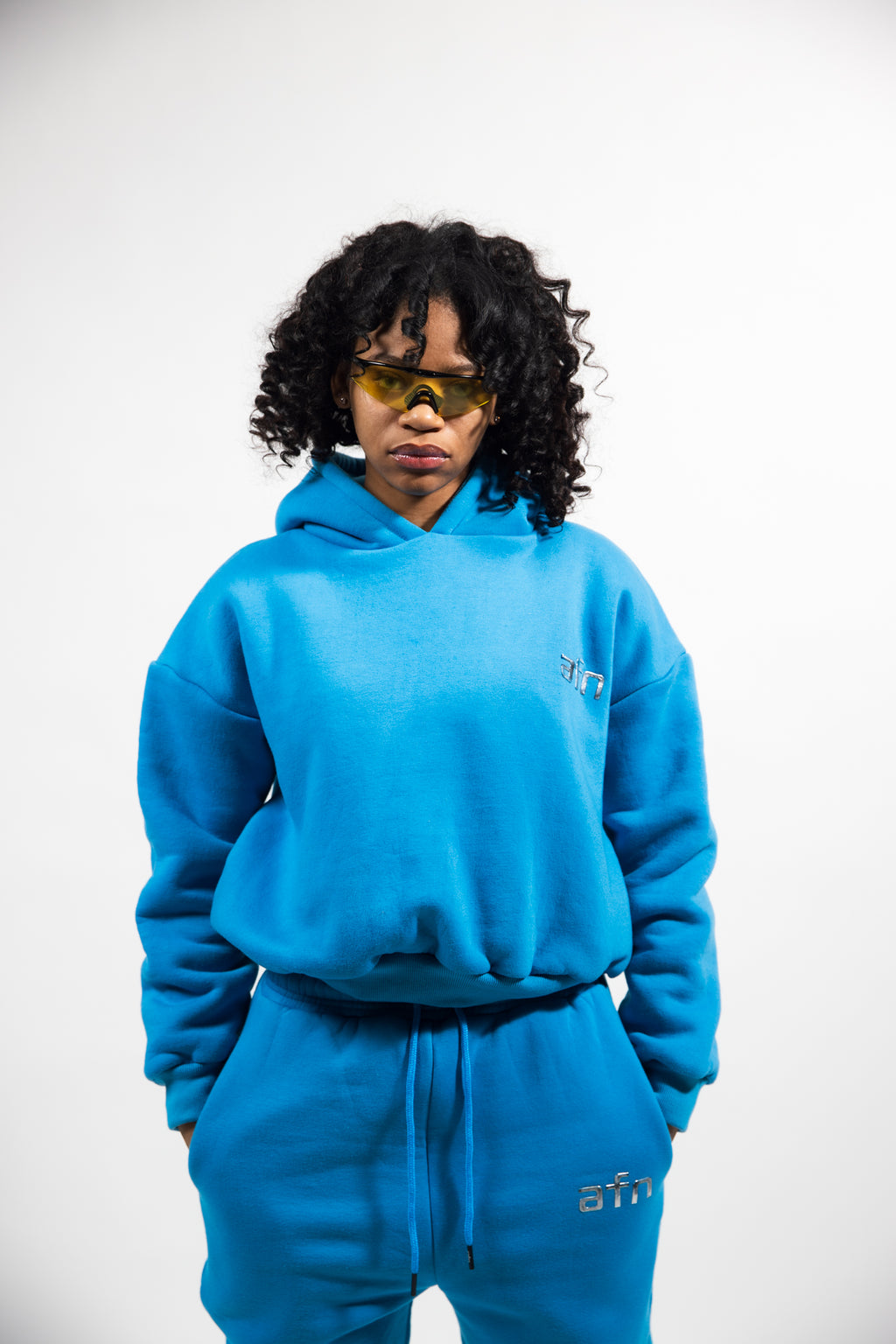 AFN Core Heavyweight Hoodie – Blue
